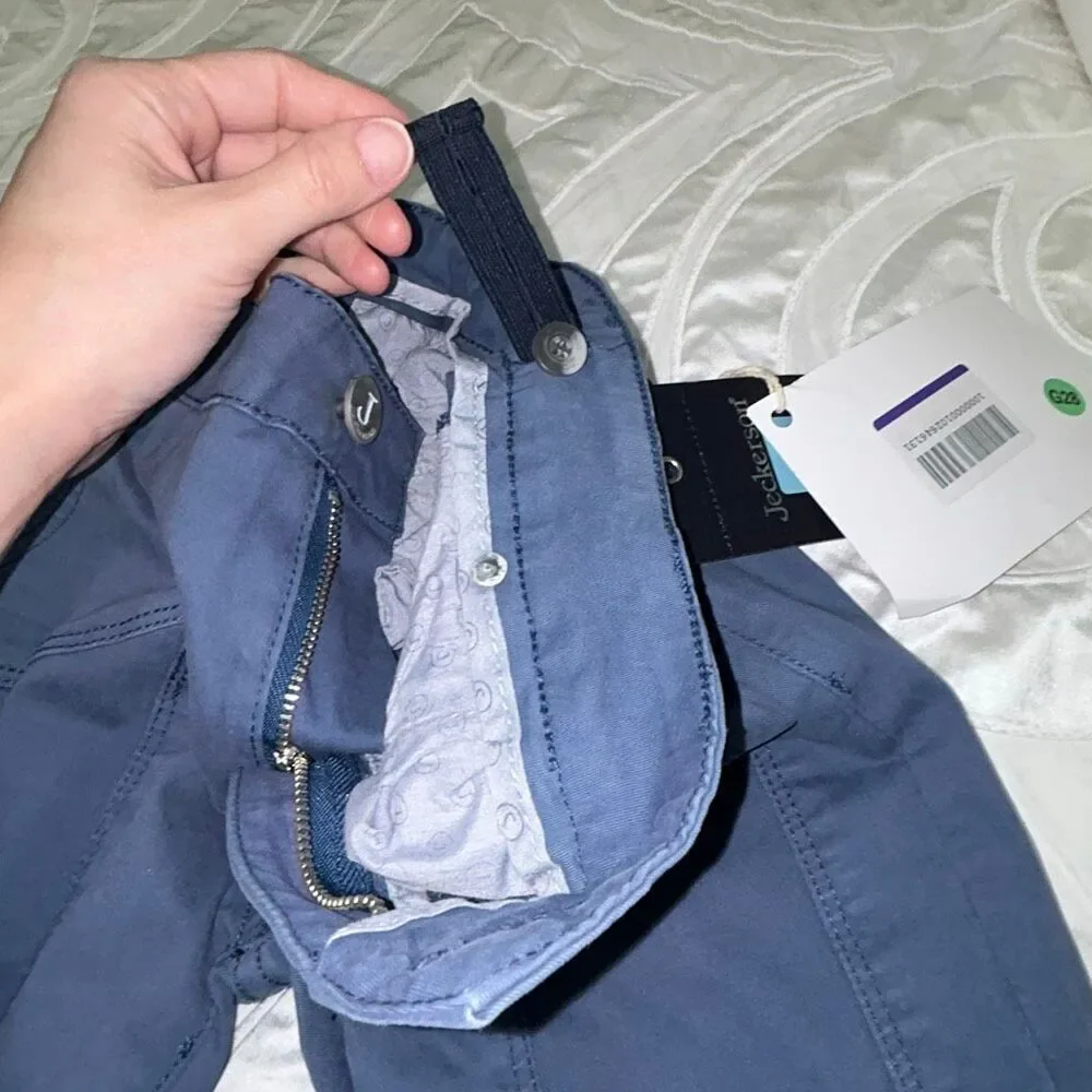Jeckerson designer boys blue pants sz 10